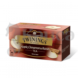 Twinings, Ябълка, канела и стафиди, чай 25 х 2 г