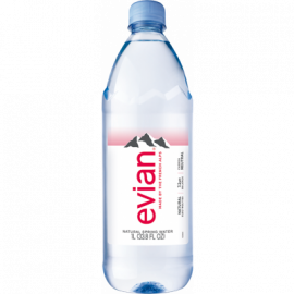 Минерална вода Evian 1 л, 6 броя
